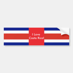 Sticker avec Drapeau du Costa Rica