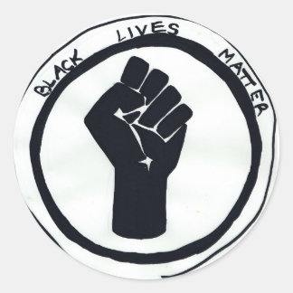 Sticker avec poing Black Lives Matt