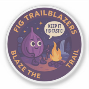 Sticker Aventure de camping fig-tastique