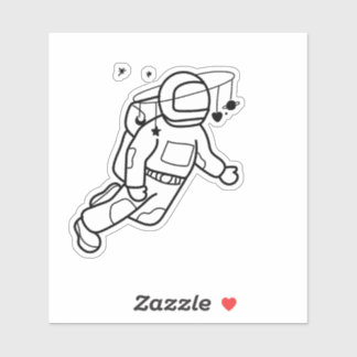 Sticker Aventure des astronautes cosmiques