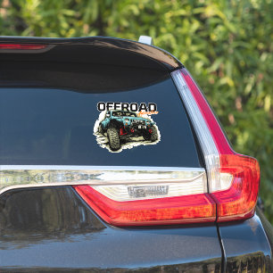 Sticker Aventure tout terrain 4 X 4 Graphic Rock Crawler