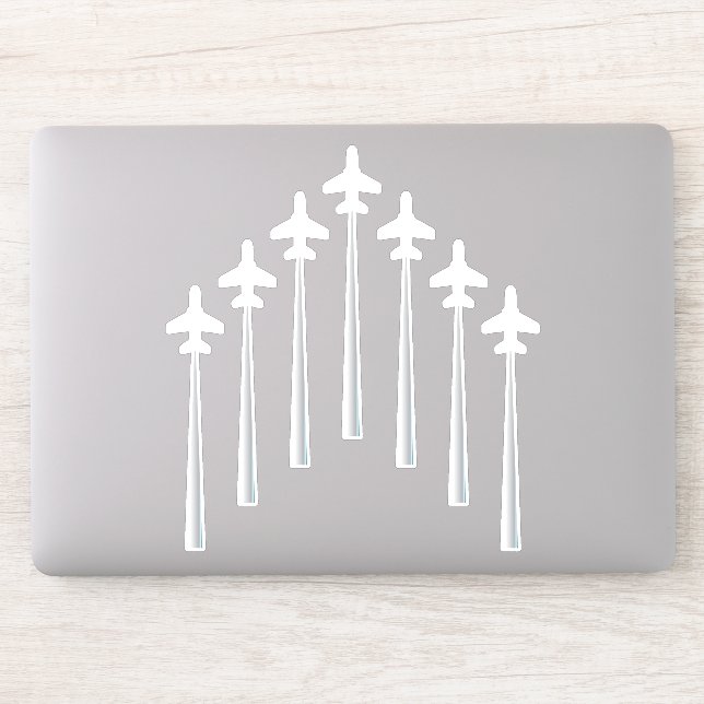 Sticker Avion volant dans l'aviation Cool de formation (Ordinateur)