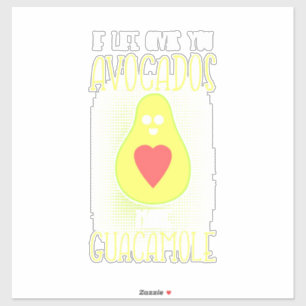Sticker Avocados fabrique la guacamole