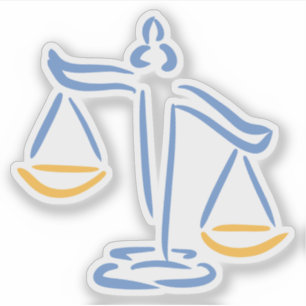 Sticker Avocat Procureur Juge Cabinet d'avocats / Bu