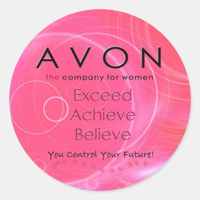 Sticker AVON Believe (Devant)