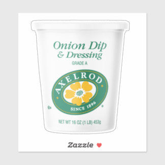 Sticker Axelrod Onion Plongée et habillage