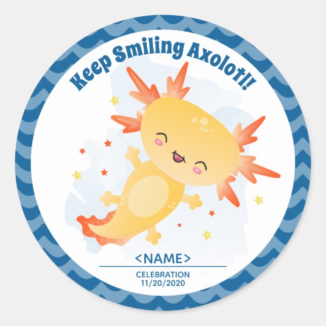 Sticker Axolotl Classic (Devant)
