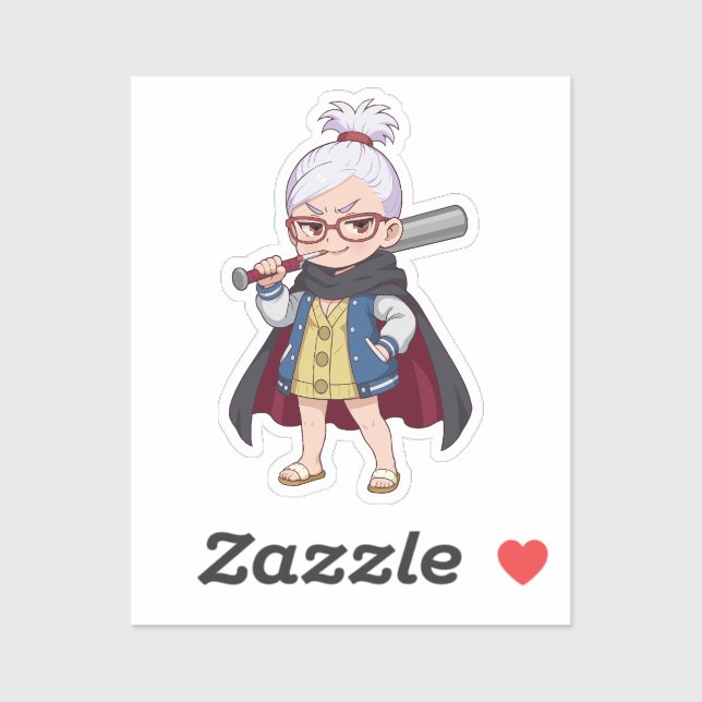 Sticker Ayase Seiko Chibi Style Illustration (Feuille)