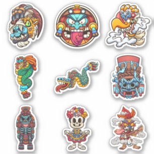Sticker Aztèque