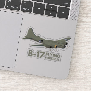 Sticker B-17 Forteresse volant 2ÈME GUERRE MONDIALE Bombe 