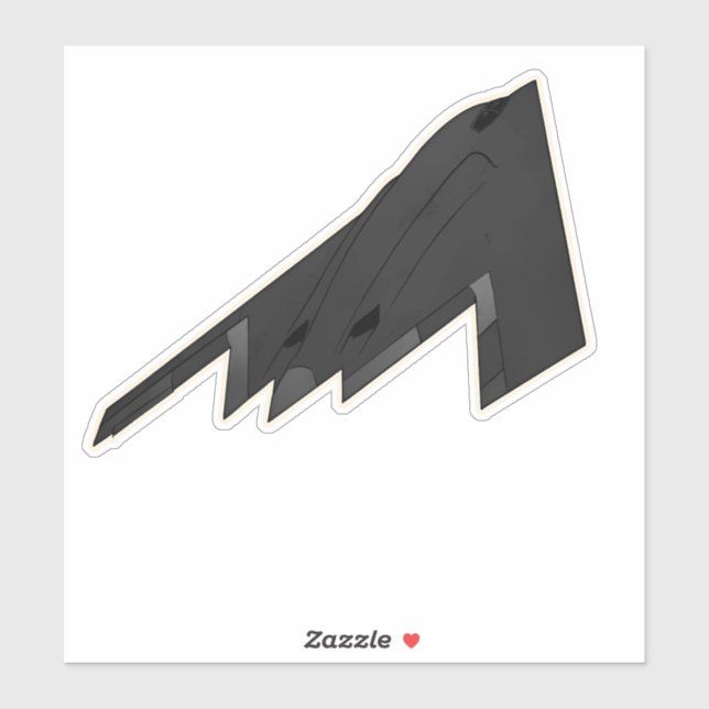 Sticker B-2 Spirit, Bombardier furtif (Feuille)