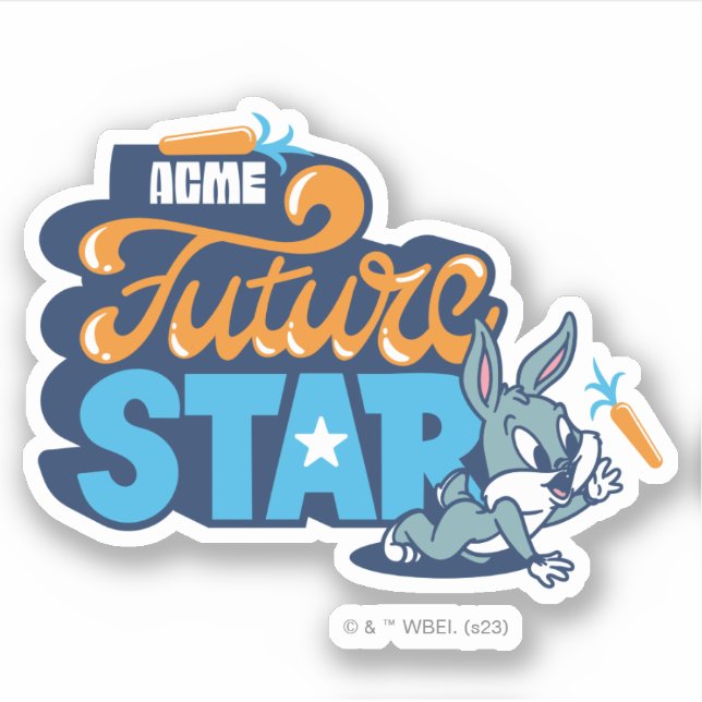 Sticker Baby BUGS BUNNY™ - Future Star (Devant)