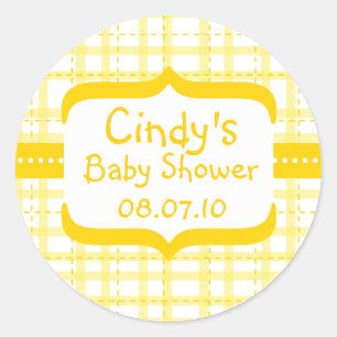 Sticker baby shower