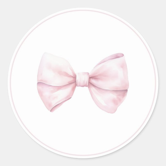 Sticker Baby shower arc rose (Devant)