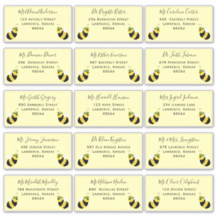 Sticker Baby shower d'adresse d'expédition individuelle de