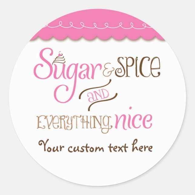 Sticker Baby shower de partie pour la typographie  (Devant)