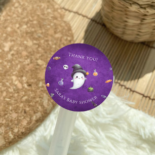 Sticker Baby shower Halloween Little Boo Favoriser