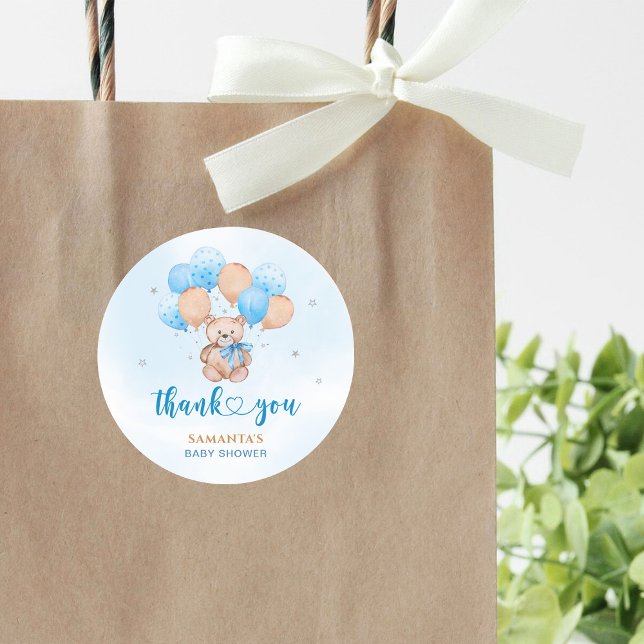 Sticker Baby shower Ours Teddy (Créateur téléchargé)