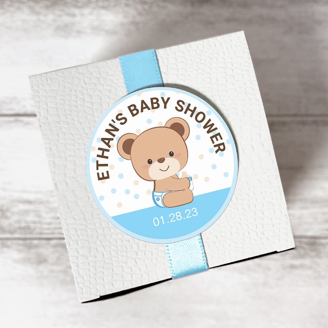 Sticker Baby shower pour bébé mignon (rose) (Créateur téléchargé)