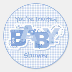 Sticker Baby shower Snids & Snails