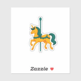 Sticker Baby shower Unicorne Whimsical