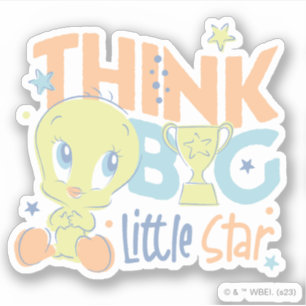 Sticker Baby TWEETY™ - Pensez à Big Little Star