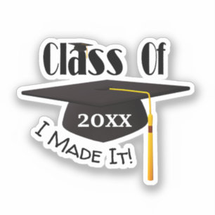 Sticker Bac De Diplôme Tassel Je L'Ai Fait Mignonne