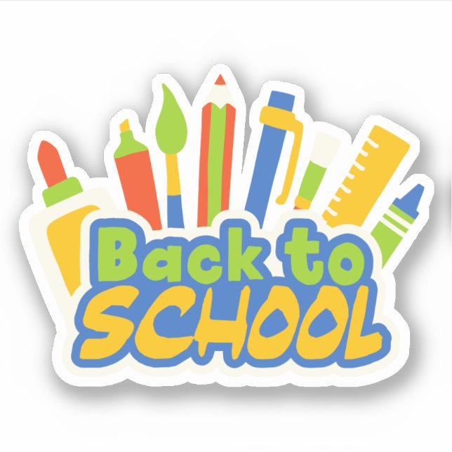 Sticker Back to school (Devant)