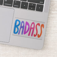 BADASS Colorful Fun Letters
