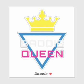 Sticker Baddie Queen Crown Y2K