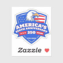 Badge Aigle Anniversaire 250 ans de l'Amérique Vin