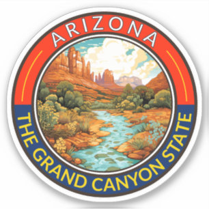 Sticker Badge d'art de voyage Arizona