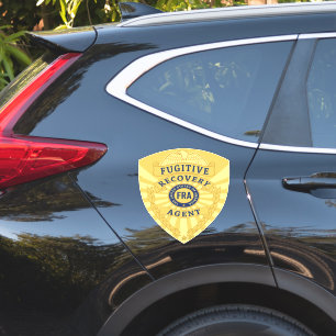 STICKER BADGE DE L'AGENT DE RÉCUPÉRATION FUGITIVE