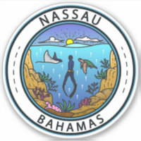 Badge de plongée Nassau Bahamas