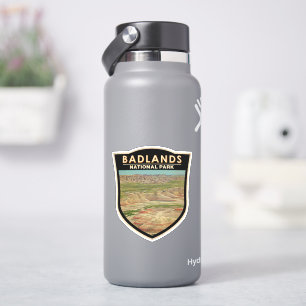 Sticker Badlands National Park Paysage Aquarelle Badlands