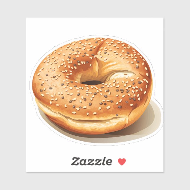 Sticker Bagel cuit (Feuille)