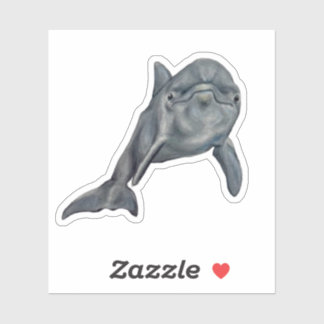 Sticker Baguette de dauphin de la bouteille