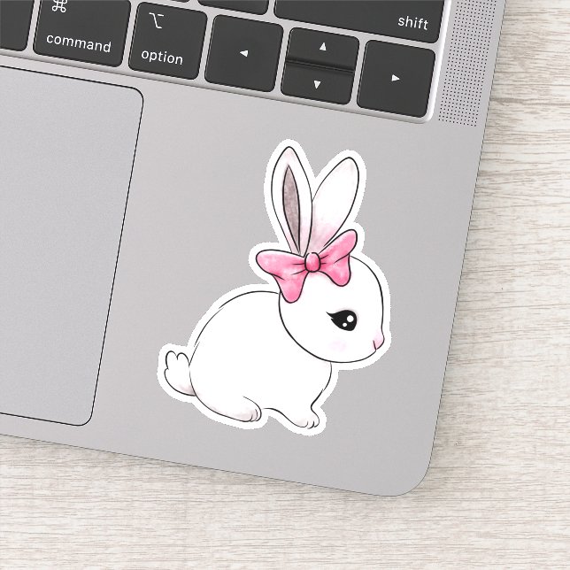 Sticker Baguette de dessin chic lapin lapin lapin (Détail)
