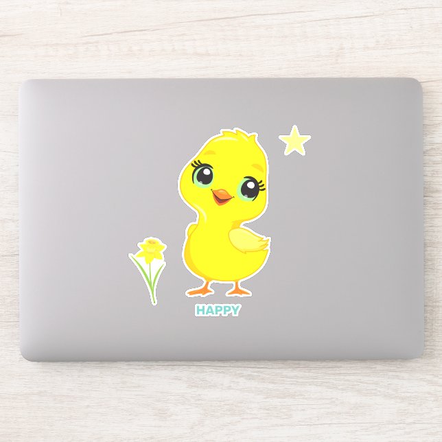 Sticker Baguette de poussette amusante (Ordinateur)