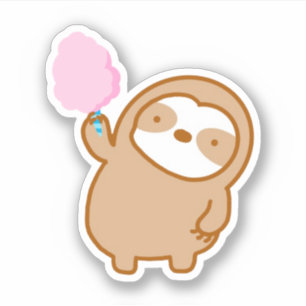 Sticker Baguette en coton rose mignonette en fentes en vin