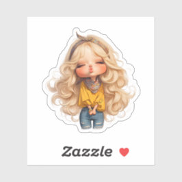 Sticker Baiser adorable
