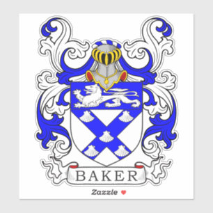 Sticker Baker Family Crest