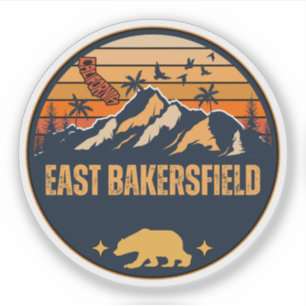 Sticker Bakersfield Est, Californie