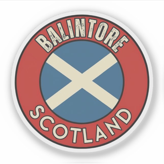 Sticker Balintore, Écosse (Devant)