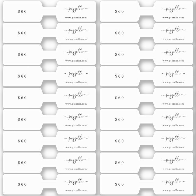 Sticker Balise de prix bijouterie (Devant)