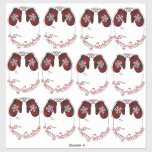 Sticker Balises cadeaux mignonnes en plastique