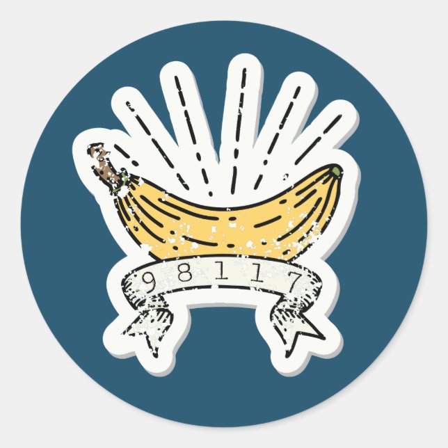 Sticker Ballard Banana (Devant)