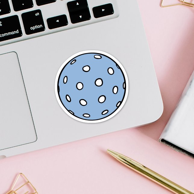 Sticker Balle Blue Pickball (Créateur téléchargé)
