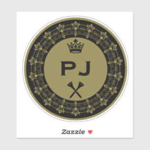 Sticker Balle de golf royale drôle personnalisée