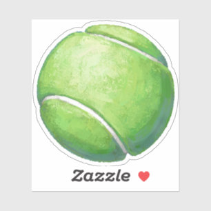 Sticker Balle de tennis Green Fuzzy